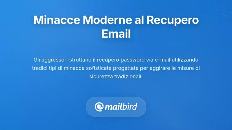 Il panorama moderno delle minacce che prendono di mira il recupero e-mail