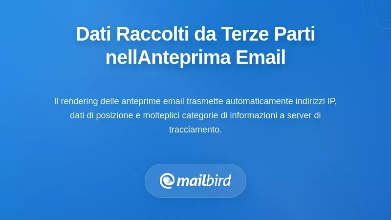 Quali Dati Raccoglie Terze Parti Durante la Visualizzazione dell'Email