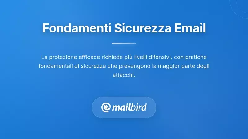 Fondamentali della sicurezza delle email a pi&ugrave; livelli a protezione contro spam e attacchi di phishing