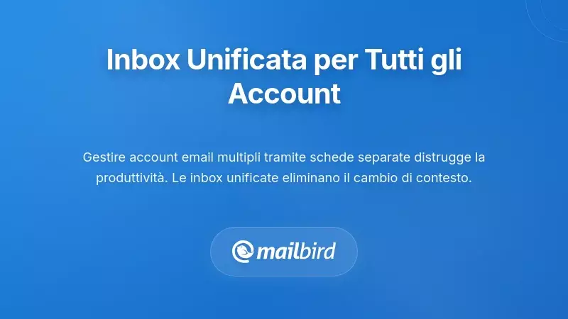 La Soluzione Inbox Unificata: Consolidare Pi&ugrave; Account