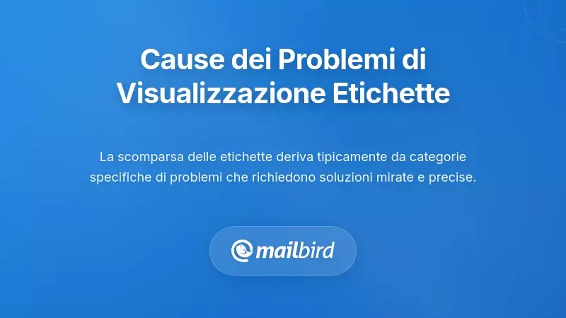 Cause comuni di problemi di visualizzazione delle etichette e etichette mancanti