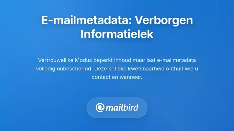 E-mailmetadata: Het Verborgen Informatie Leeskanaal