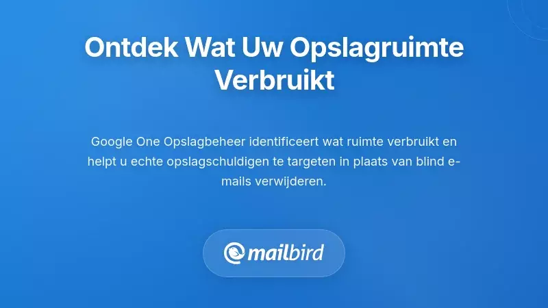 Vinden wat daadwerkelijk je opslagruimte verbruikt