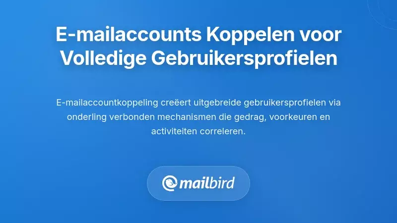 Hoe het koppelen van e-mailaccounts uitgebreide gebruikersprofielen creëert
