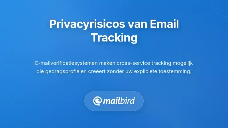 Diagram dat email trackingpixels en leesbevestigingen toont die privacygegevens van gebruikers verzamelen