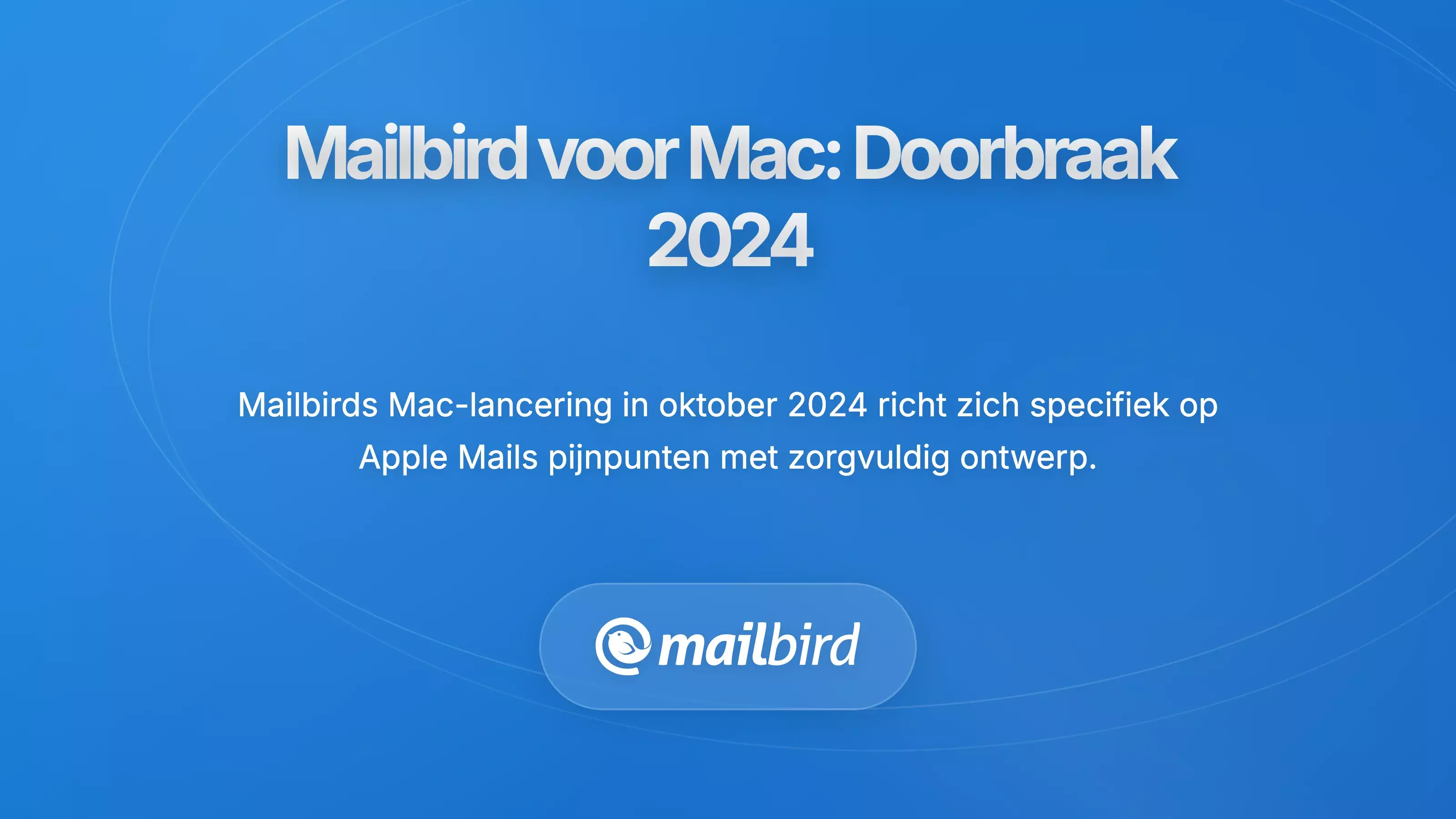 Mailbird voor Mac e-mailclient interface die geavanceerde functies en modern ontwerp voor productiviteit toont