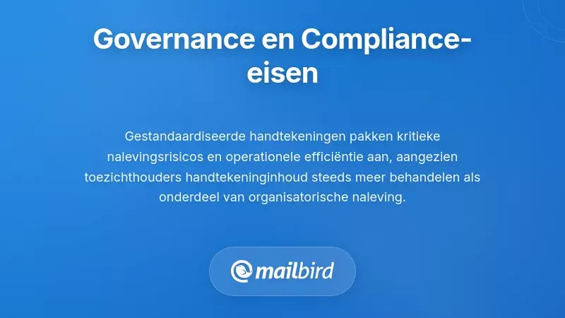 Bestuur, Consistentie en Nalevingsvereisten