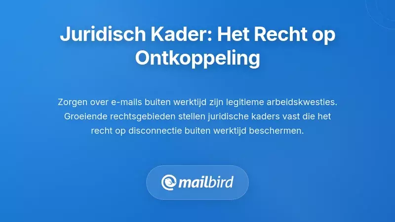 Juridische en Beleidskaders: De Beweging 'Recht om los te koppelen'
