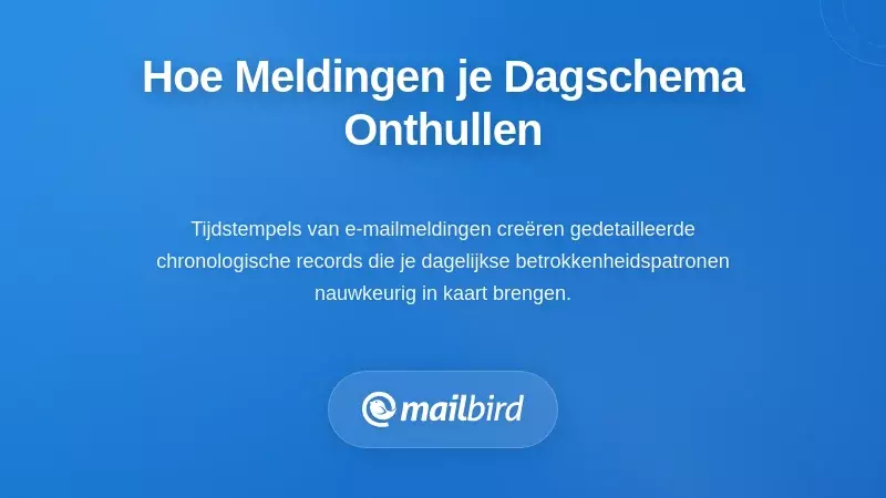 Hoe het tijdstip van meldingen je dagelijkse schema onthult