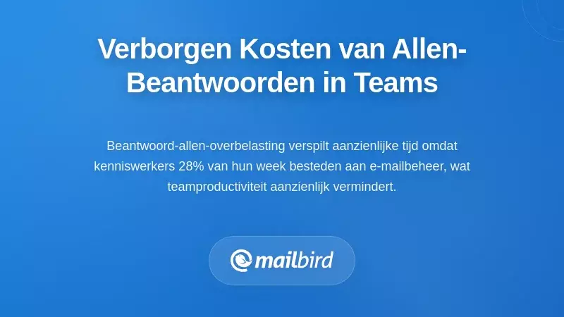 De Verborgen Kosten van de Reply-All Cultuur in Gedeelde Omgevingen