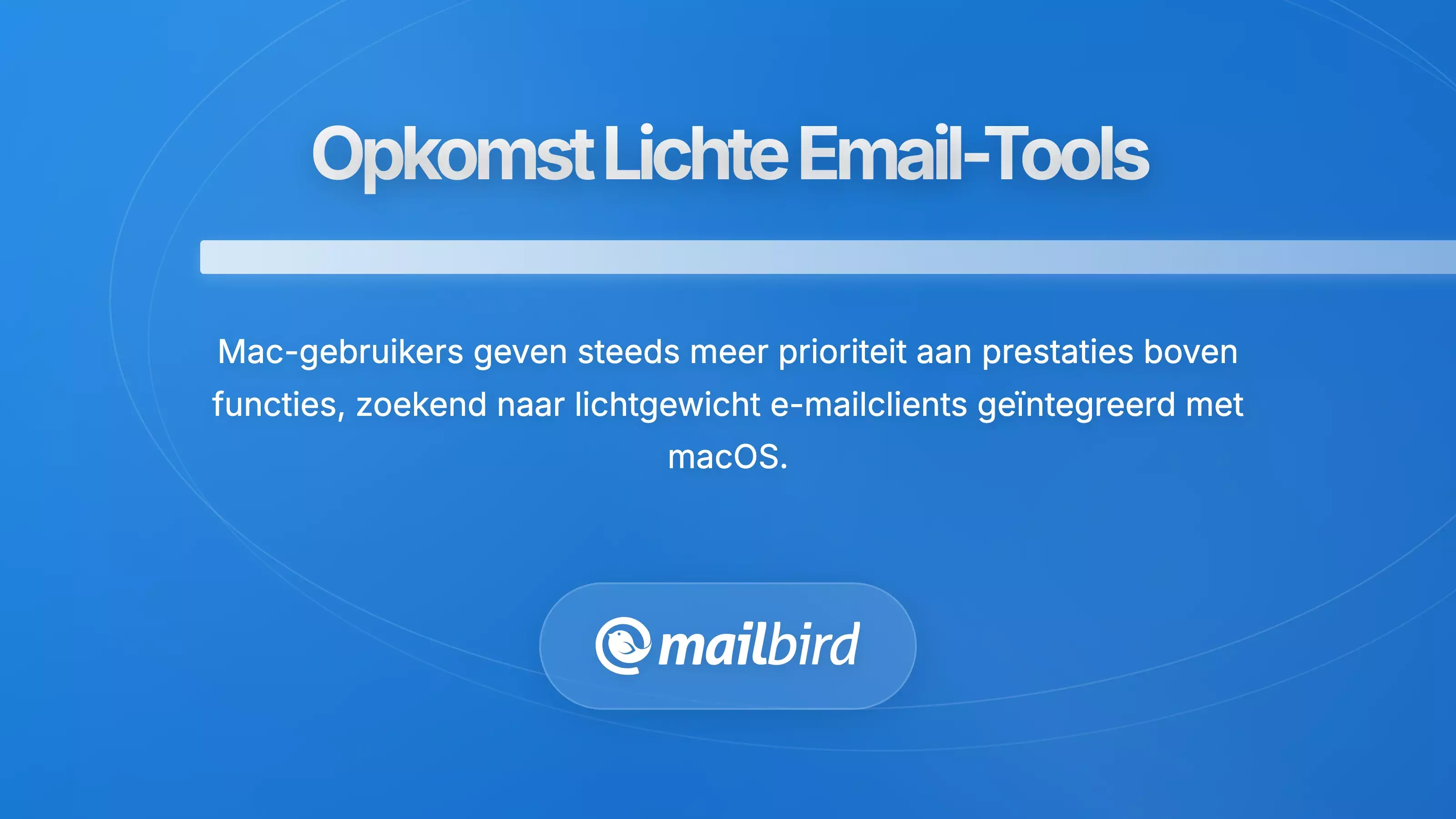 Lichte e-mailclient interfaces die snelle prestaties en effici&euml;nte Mac-integratie tonen