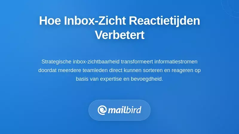 Teamleden die gedeelde manager-inbox bekijken met transparante e-mailzichtbaarheid