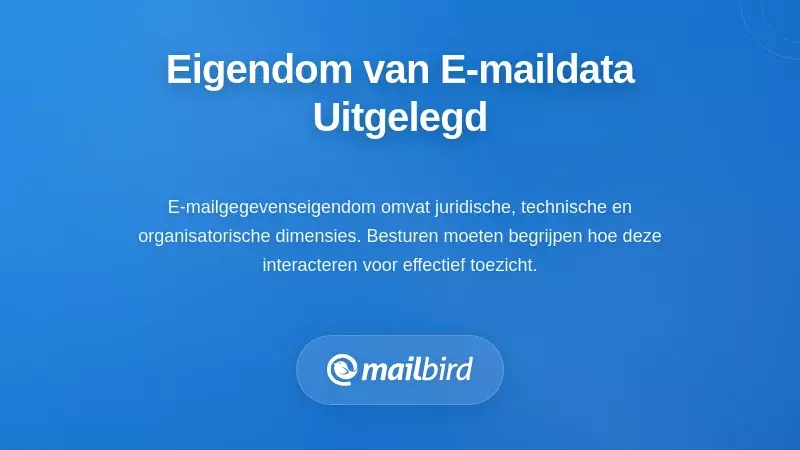 Het Begrijpen van de Complexiteit van Eigendom van E-maildata