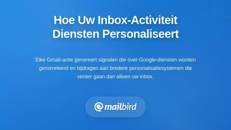 Hoe uw inboxactiviteit bijdraagt aan personalisatie tussen diensten