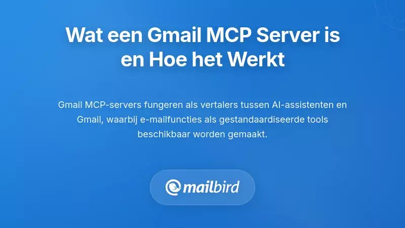 Wat een Gmail MCP-server eigenlijk is en hoe deze werkt