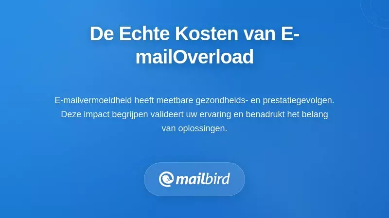 De Werkelijke Kosten van E-mail Overbelasting: Verder dan Verloren Productiviteit