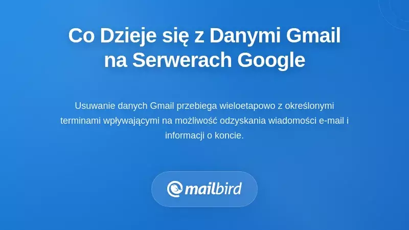 Co naprawdę dzieje się z Twoimi danymi Gmail na serwerach Google