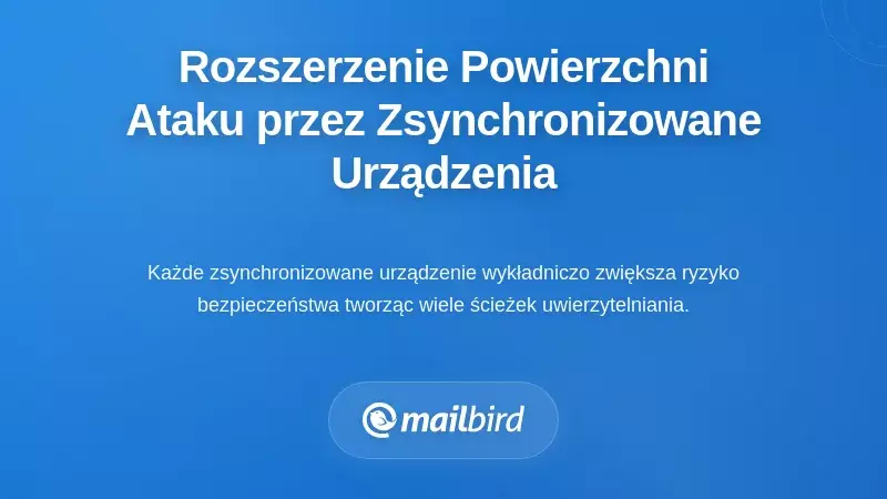 Rozszerzenie powierzchni ataku przez wiele synchronizowanych urządzeń