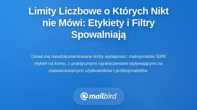 Liczne ograniczenia, o których nikt nie mówi: gdy etykiety i filtry napotykają na bariery wydajności