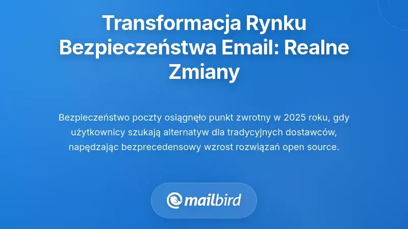 Transformacja rynku bezpieczeństwa e-maili: co naprawdę się zmienia