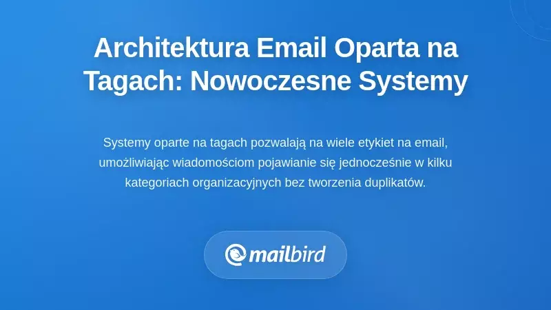 Zrozumienie Architektury E-maili Opartej na Tagach: Jak Działają Nowoczesne Systemy