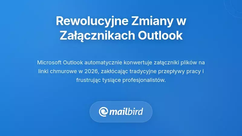 Przełomowe zmiany w obsłudze załączników w Microsoft Outlook
