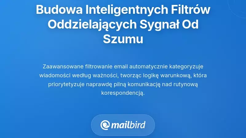 Budowanie inteligentnej podstawy filtracji, kt&oacute;ra oddziela sygnał od szumu
