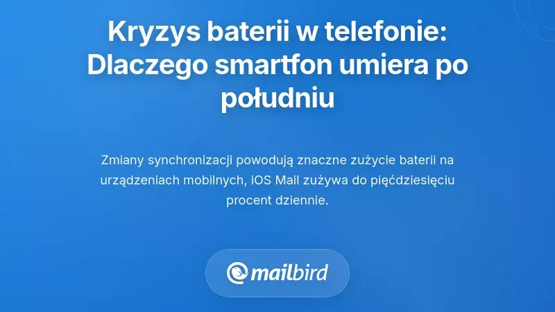 Kryzys rozładowywania baterii w telefonach: dlaczego Twój telefon rozładowuje się już po południu