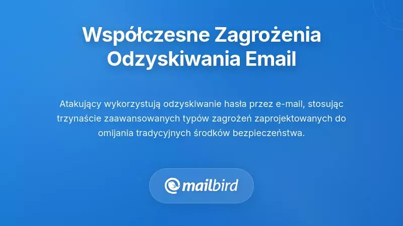 Nowoczesne zagrożenia skierowane na odzyskiwanie kont email