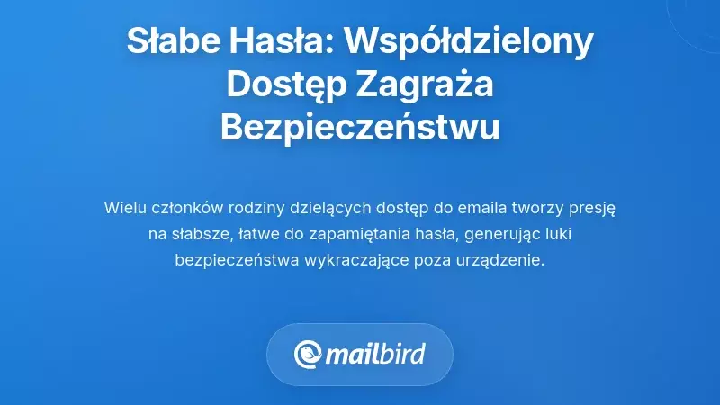 Pułapka Słabego Hasła: Dlaczego Wspólny Dostęp Oznacza Kompromitację Bezpieczeństwa