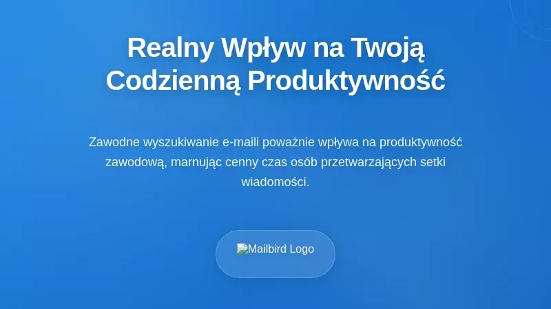 Profesjonalista mający problemy z wyszukiwaniem w Apple Mail, co wpływa na codzienną produktywność poczty