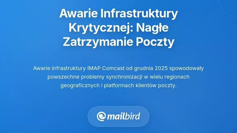 Wpadki w Krytycznej Infrastrukturze: Kiedy Systemy E-mailowe Nagle Przestają Działać
