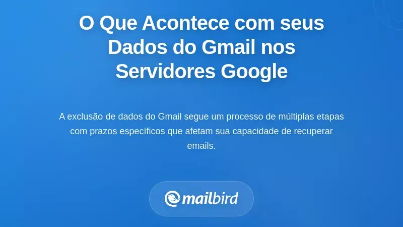 O que Realmente Acontece aos Seus Dados do Gmail nos Servidores da Google