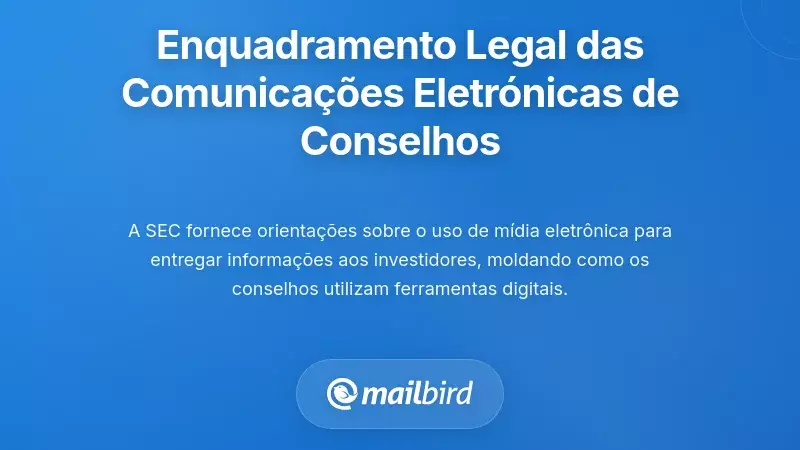 Panorama Legal e Regulatório para Comunicações Eletrónicas do Conselho