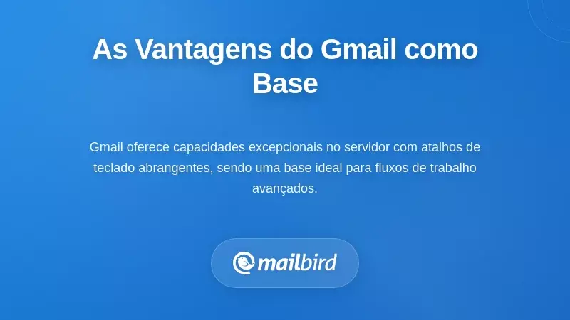 Interface do Gmail mostrando funcionalidades e capacidades de gestão de email baseado na nuvem