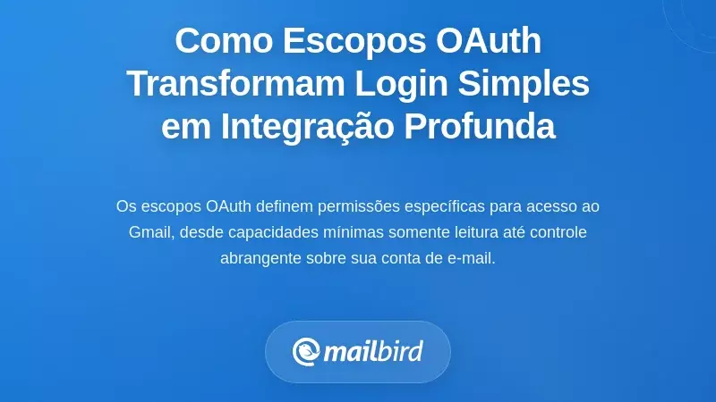 Como os Escopos OAuth Transformam um Login Básico numa Integração Profunda de Dados