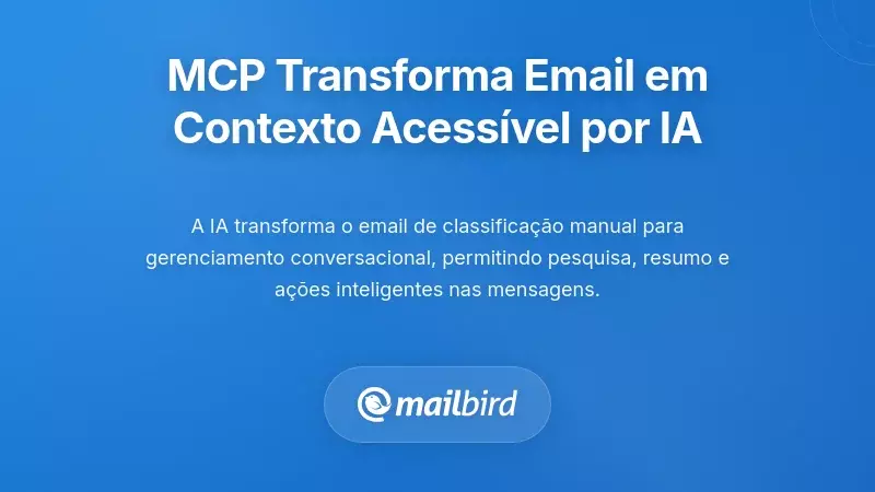 Como o MCP Transforma o Email de Protocolo para um Contexto Endereçável pela IA