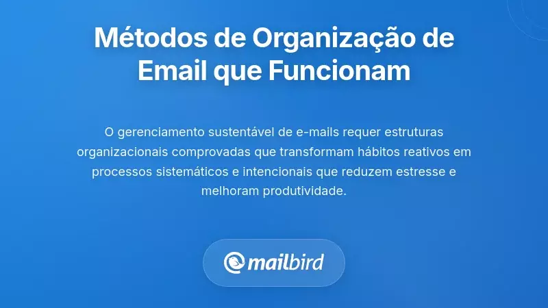 Estruturas Comprovadas de Organização de E-mails que Realmente Funcionam
