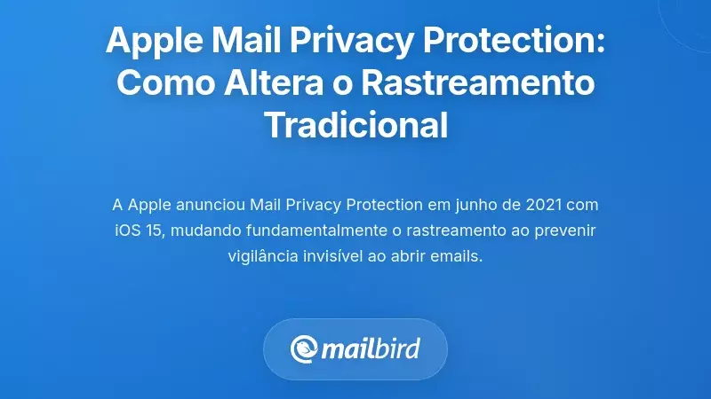 Prote&ccedil;&atilde;o contra Rastreamento de E-mails da Apple Mail: Como Perturba o Rastreamento Tradicional