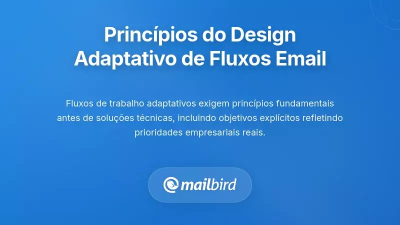 Princ&iacute;pios Fundamentais do Design Adaptativo de Fluxos de Trabalho de Email