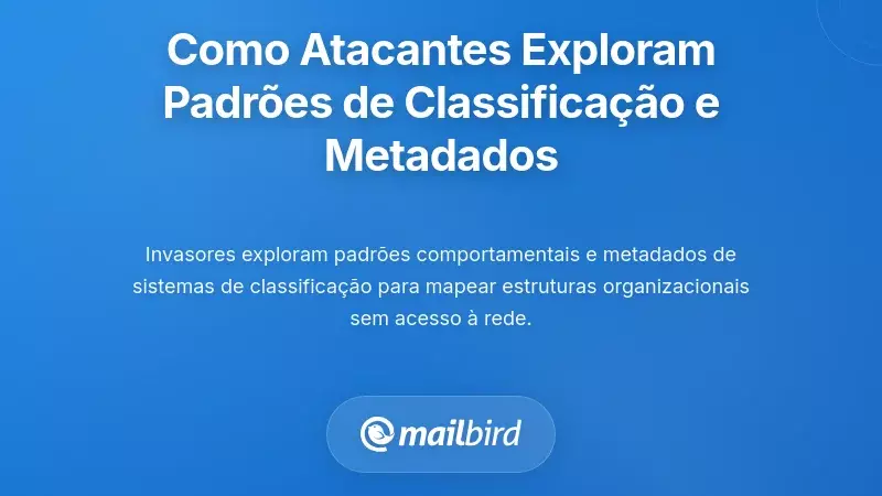 Como os Ataques Exploradores Exploraram Padr&otilde;es de Classifica&ccedil;&atilde;o e Metadados