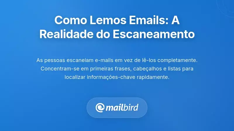 Como as Pessoas Realmente Leem E-mail: A Realidade da Leitura por Digitalização