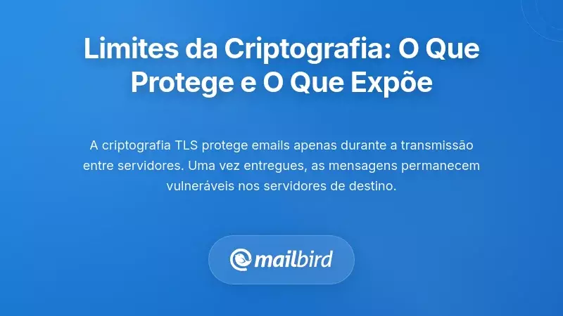 &Acirc;mbito Limitado da Criptografia: O Que Protege e O Que Deixa Exposto