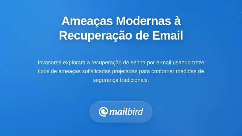 O Cenário Moderno de Ameaças direcionadas à Recuperação de Email