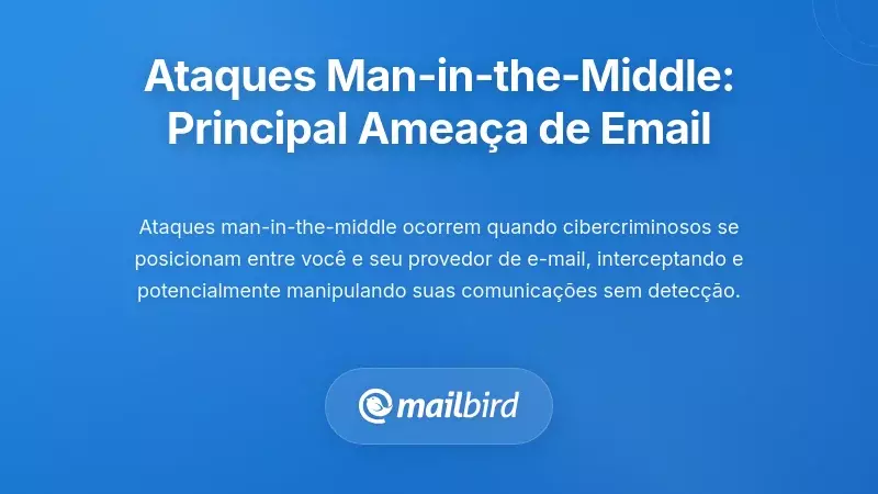 Ataques Man-in-the-Middle: A Principal Amea&ccedil;a ao Email