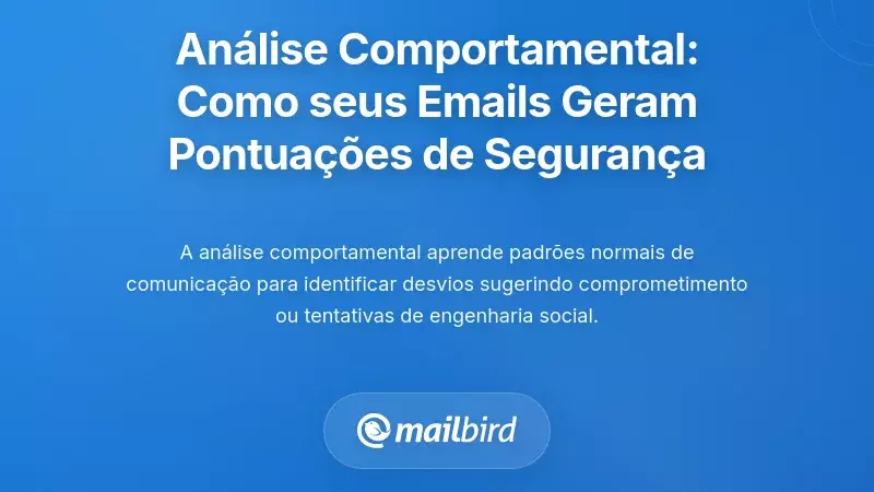 Compreender a An&aacute;lise Comportamental: Como o Seu Comportamento por Email Cria Pontua&ccedil;&otilde;es de Seguran&ccedil;a