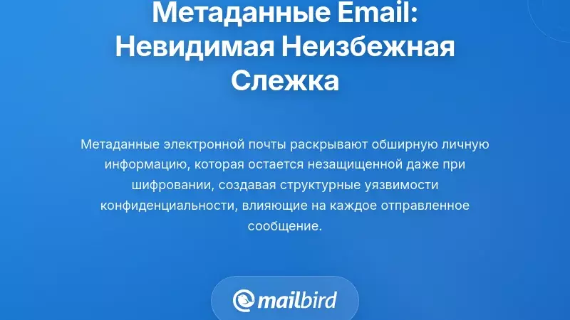 Метаданные электронной почты: невидимый контроль, от которого вы не можете убежать