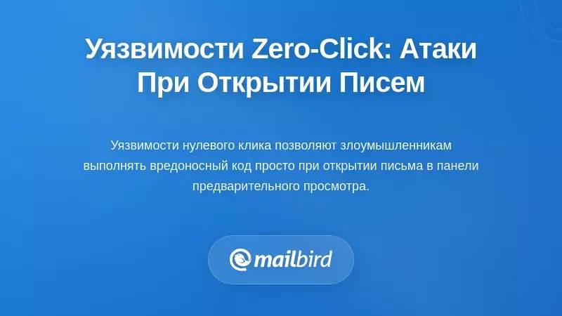 Уязвимости нулевого клика: Когда простое открытие письма запускает атаки