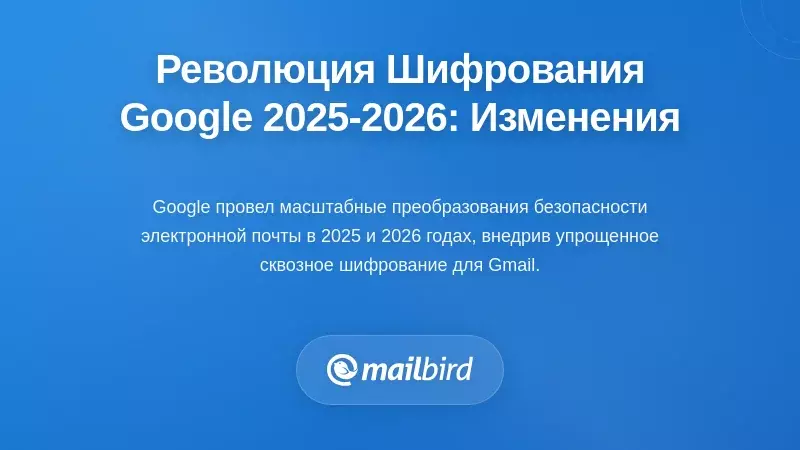 Революция шифрования Google 2025-2026: что изменилось