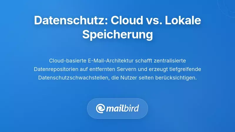 Unterschiede in der Datenschutzarchitektur: Cloud-basierte vs. Lokale Speicher-Modelle